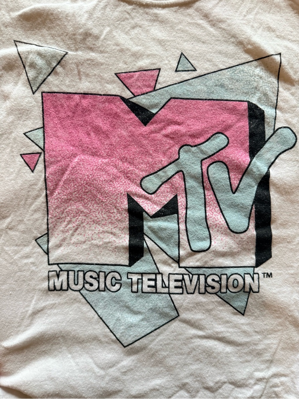 MTV Pink and Mint 90s tee